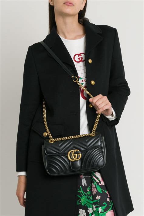 gucci marmont 26 cm indossata|gucci handbags marmont.